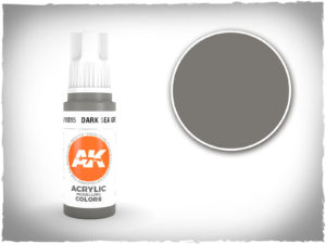 AK acrylic colors 3rd gen - AK11015 - Dark Sea Grey