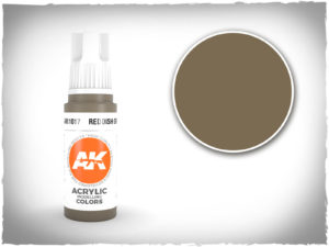 AK acrylic colors 3rd gen - AK11017 - Reddish Grey