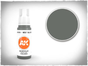 AK acrylic colors 3rd gen - AK11018 - Neutral Grey