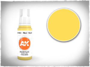 AK acrylic colors 3rd gen - AK11038 - Pale Yellow