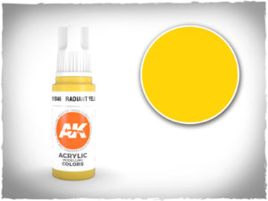 AK acrylic colors 3rd gen - AK11046 - Radiant Yellow