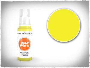 AK acrylic colors 3rd gen - AK11048 - Laser Yellow