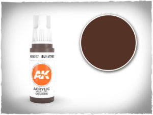 AK acrylic colors 3rd gen - AK11097 - Burnt Red