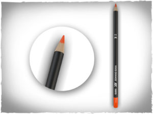 AK weathering pencils - Vivid Orange