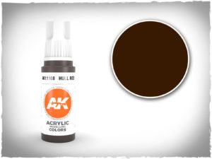 AK acrylic colors 3rd gen - AK11108 - Hull Red