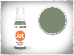 AK acrylic colors 3rd gen - AK11135 - Faded Green
