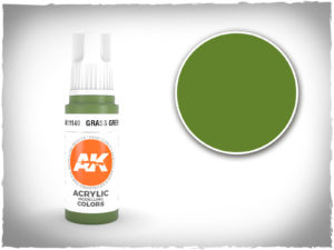 AK acrylic colors 3rd gen - AK11140 - Grass Green