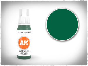 AK acrylic colors 3rd gen - AK11144 - Emerald