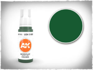 AK acrylic colors 3rd gen - AK11145 - Lizard Green