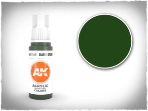 AK acrylic colors 3rd gen - AK11146 - Dark Green