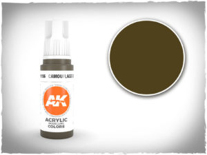 AK acrylic colors 3rd gen - AK11156 - Camouflage Green