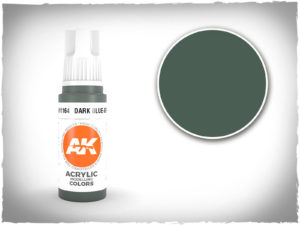 AK acrylic colors 3rd gen - AK11164 - Dark Blue-Grey