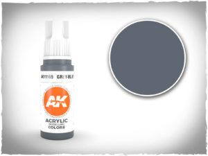 AK acrylic colors 3rd gen - AK11165 - Grey-Blue