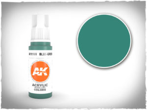 AK acrylic colors 3rd gen - AK11169 - Blue-Green