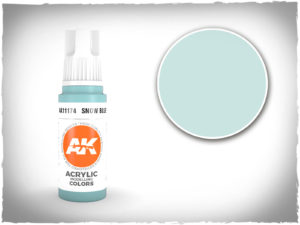 AK acrylic colors 3rd gen - AK11174 - Snow Blue