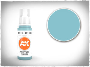 AK acrylic colors 3rd gen - AK11175 - Sky Blue