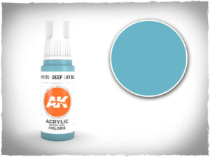 AK acrylic colors 3rd gen - AK11176 - Deep Sky Blue