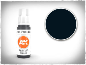 AK acrylic colors 3rd gen - AK11187 - Strong Dark Blue