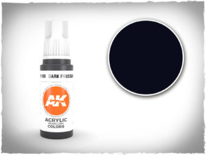 AK acrylic colors 3rd gen - AK11189 - Dark Prussian Blue