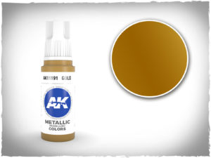 AK metallic colors 3rd gen - AK11191 - Gold