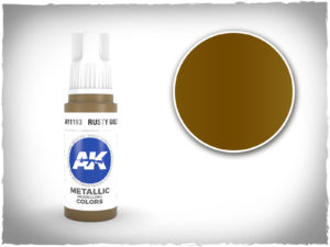 AK metallic colors 3rd gen - AK11193 - Rusty Gold