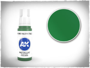 AK metallic colors 3rd gen - AK11204 - Emerald Metallic Green