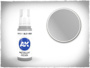 AK metallic colors 3rd gen - AK11207 - Aluminium