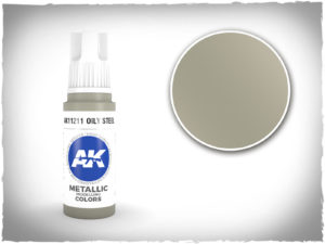AK metallic colors 3rd gen - AK11211 - Oily Steel