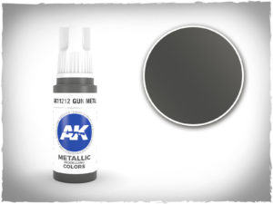AK metallic colors 3rd gen - AK11212 - Gun Metal
