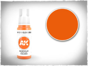 AK acrylic colors 3rd gen - AK11218 - Clear Orange