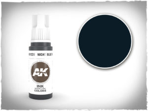 AK ink colors 3rd gen - AK11228 - Night Blue