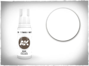AK ink colors 3rd gen - AK11230 - Titanium White