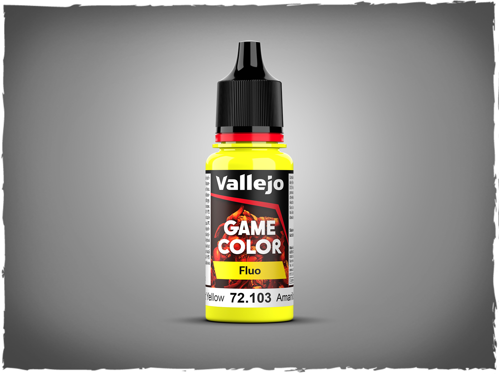 Vallejo Model Color Fluorescent: 17ml Yellow 70730 (M206)