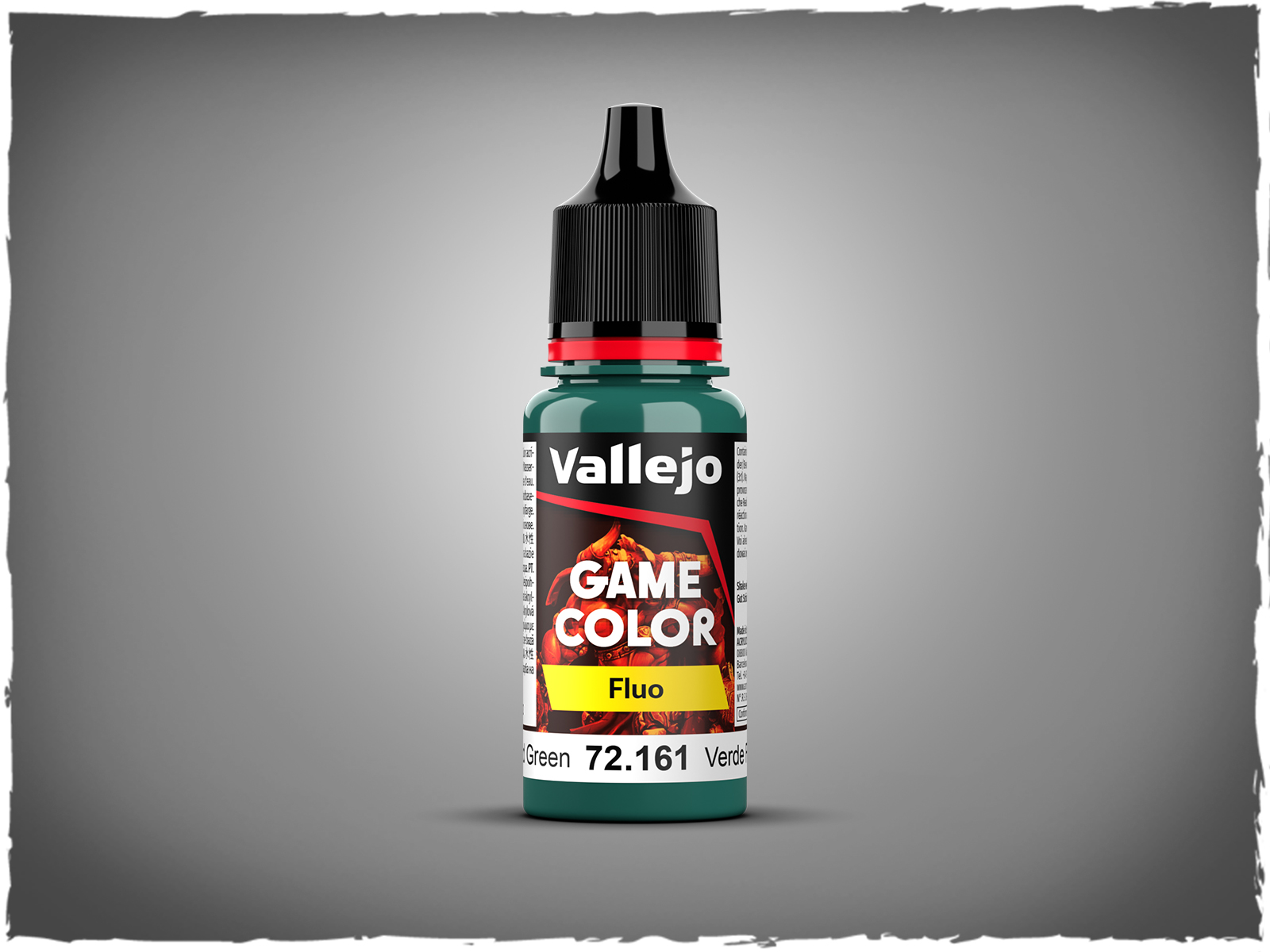 Vallejo Game Color Fluorescent Green Paint, 17ml, 0.57 Fl Oz (Pack of 1)