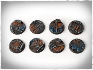 Battle ready bases - Spaceship Corridor, 32 mm, round, x8