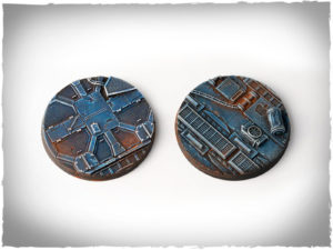 Battle ready bases - Spaceship Corridor, 60 mm, round, x2
