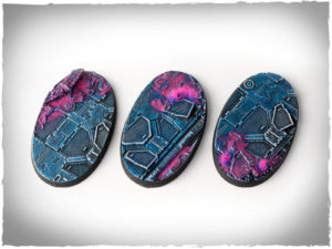 Battle ready bases - Alien Infestation, 75 mm, oval, x3