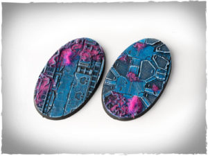 Battle ready bases - Alien Infestation, 90 mm, oval, x2