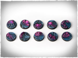 Battle ready bases - Alien Infestation, 25 mm, round, x10