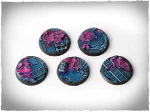 Battle ready bases - Alien Infestation, 40 mm, round, x5