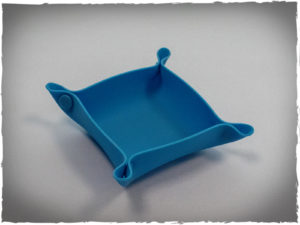 Foldable silicone bowls for tokens, set of 5 pcs, blue
