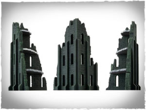Battlefront Gothic Battlefields Large Corner Ruin - Malachite