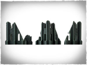 Battlefront Gothic Battlefields Small Corner Ruins - Malachite