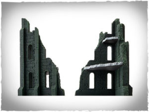 Battlefront Gothic Battlefields Medium Corner Ruin - Malachite