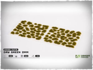 GamersGrass tuft  - Dry  Green (2mm)