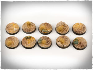 Battle ready bases - Deserts of Maahl, 25 mm, round, x10