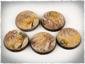 Battle ready bases - Deserts of Maahl, 40 mm, round, x5