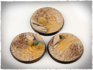 Battle ready bases - Deserts of Maahl, 50 mm, round, x3