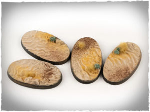 Battle ready bases - Deserts of Maahl, 60 mm, oval, x4