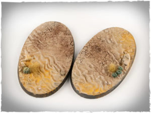 Battle ready bases - Deserts of Maahl, 90 mm, oval, x2